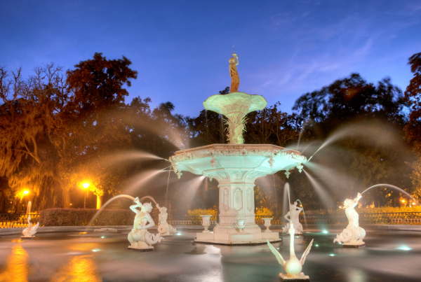 Historic Fountain in Forsyth Park