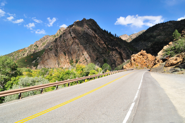 Great scene towards Big Cottonwood Canyon